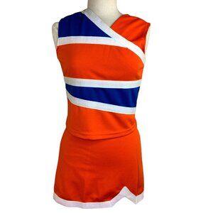 Adult Large Cheerleader Uniform Cheer Outfit Cosplay Costume 38 Top 32 Skirt